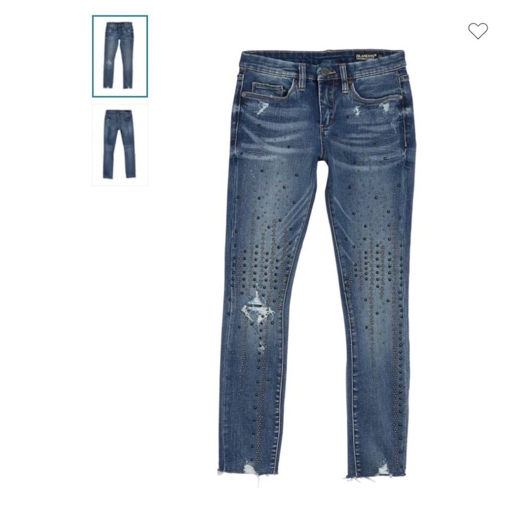 BLANK NYC DISTRESSED EMBELLISHED JEANS | NWT | 28